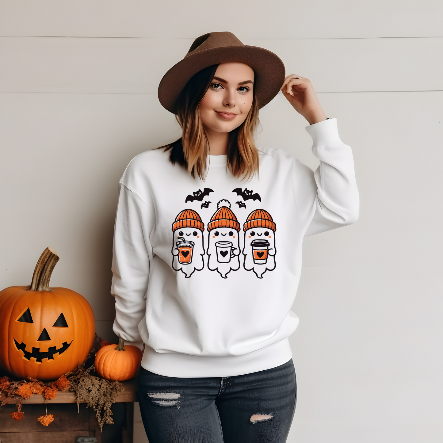 Halloween Jumper, Spooky Ghosts sweatshirt