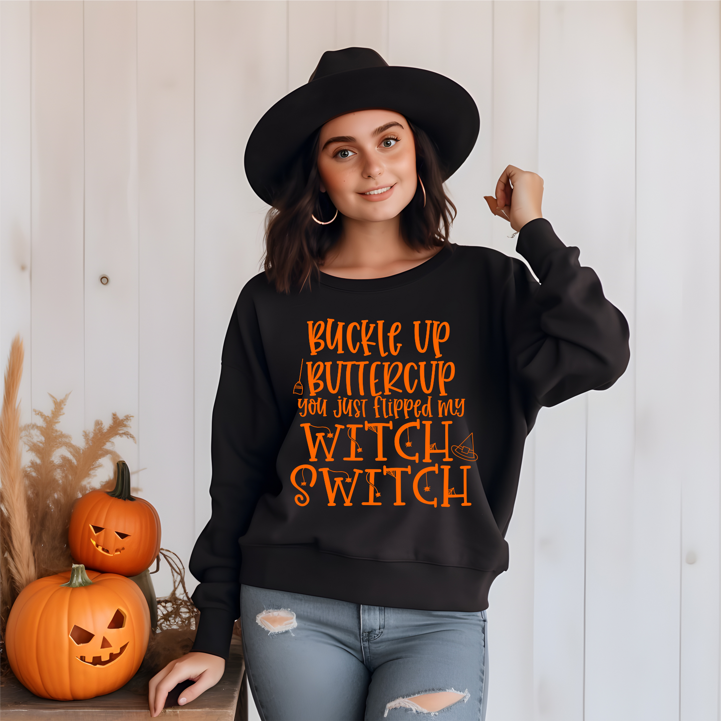 Halloween Witch Jumper, Spooky Vibes