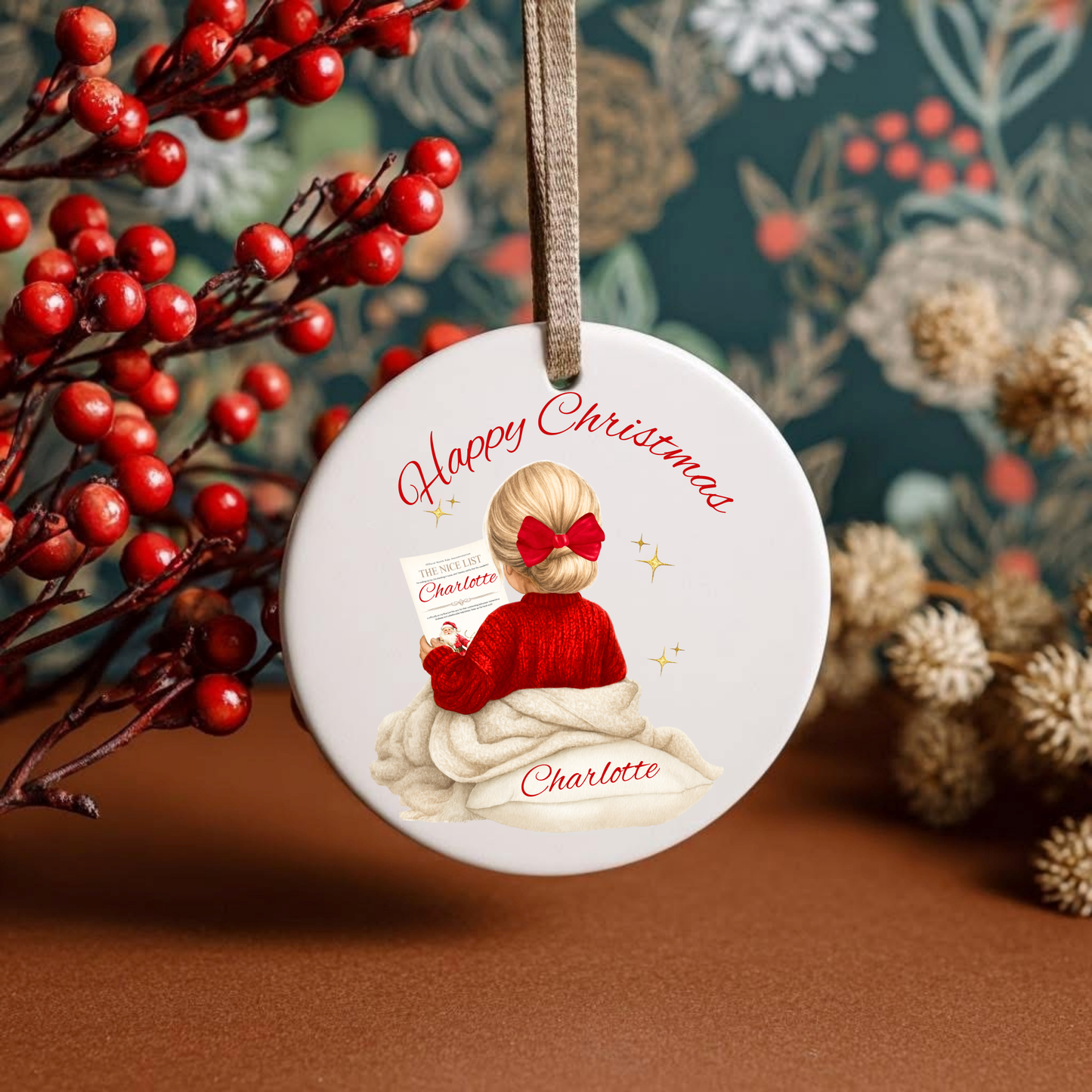 Acrylic Christmas Baubles for Kids