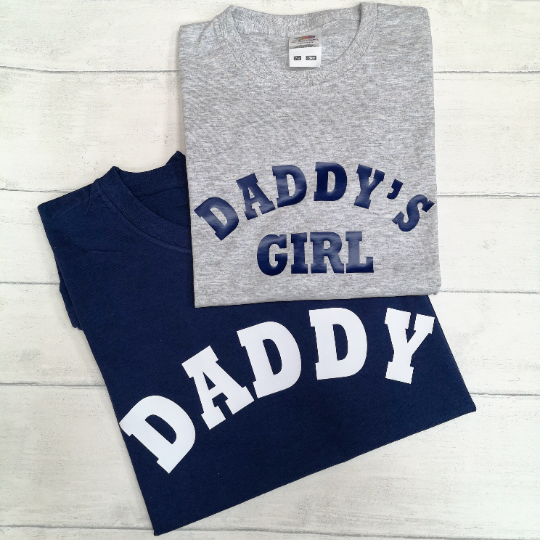 Daddy and Daddy's girl matching Tshirts