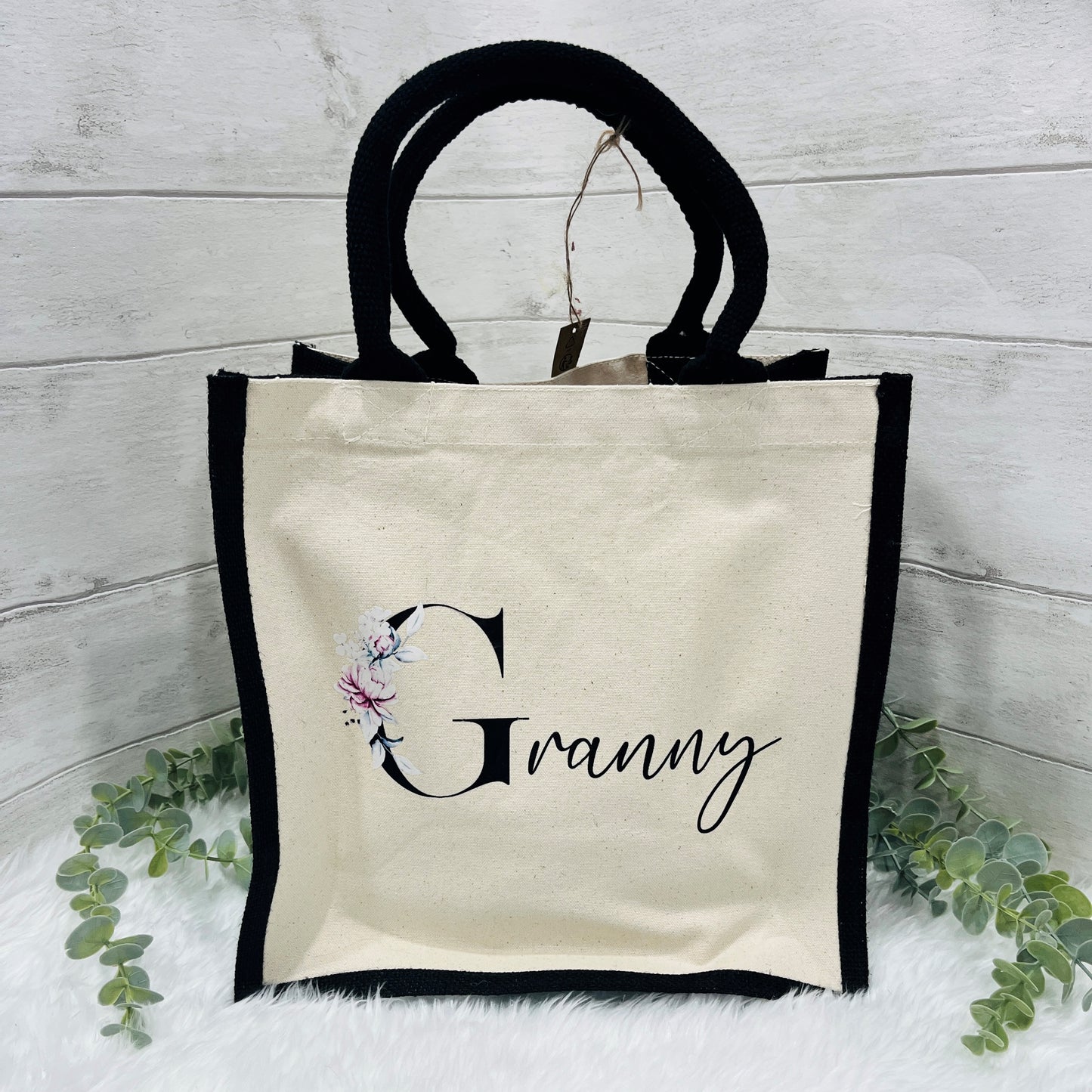 Personalised Mothers Day Hessian Jute Bag