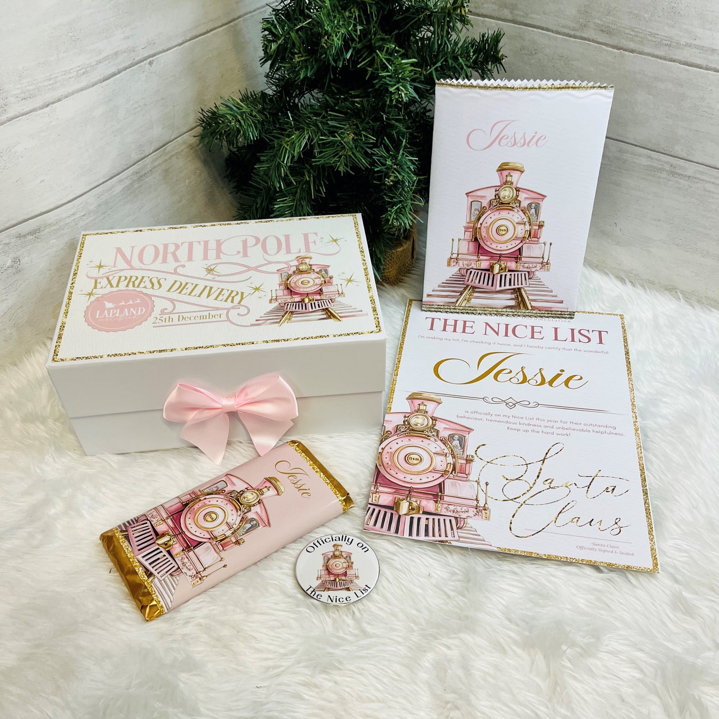 Polar Express Themed Gift Set