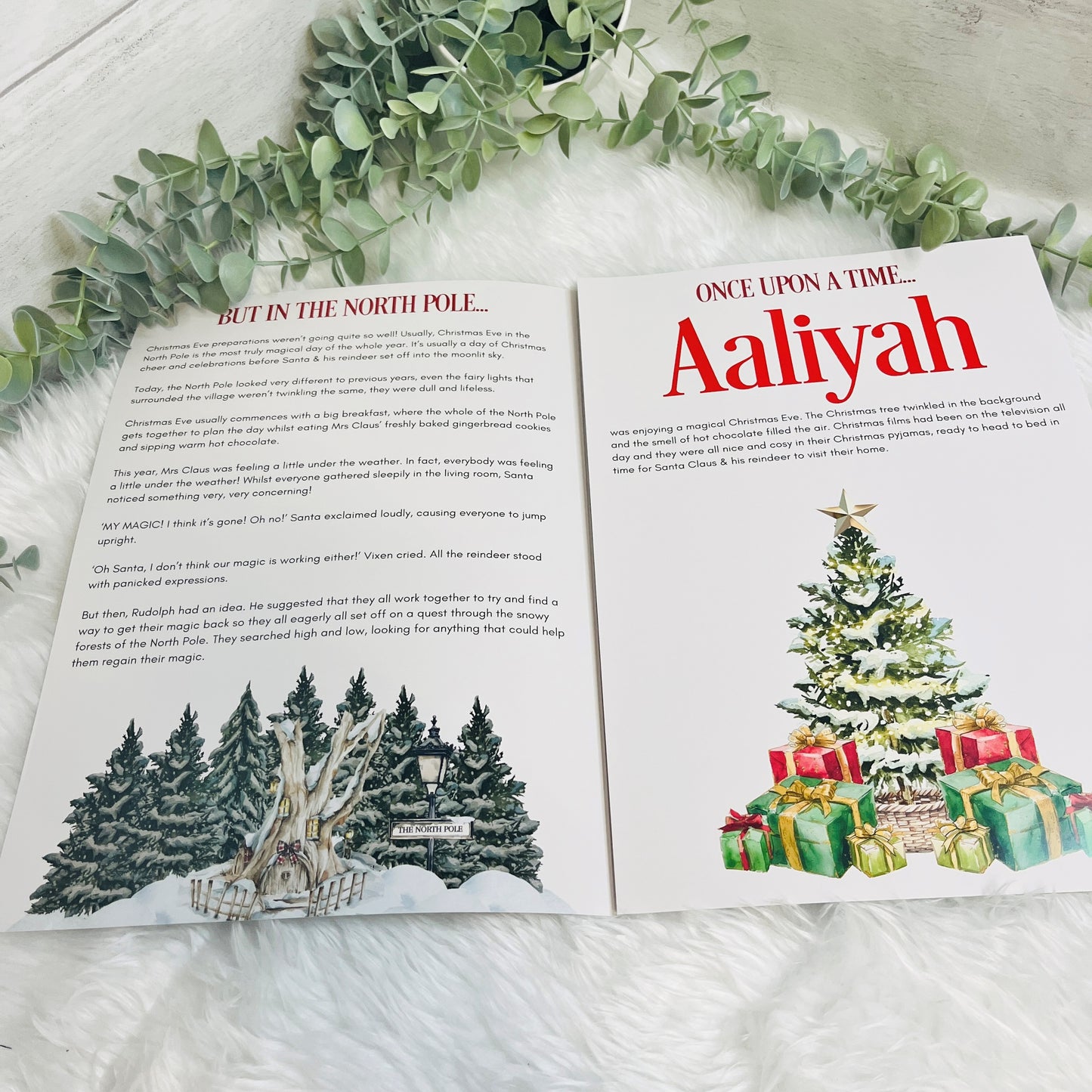 Personalised Christmas Eve Story Book, Christmas Eve Box