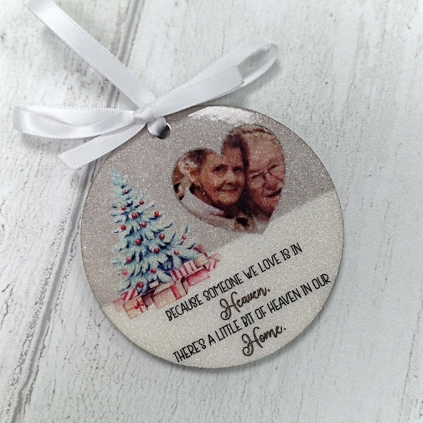 Personalised Photo Christmas Bauble