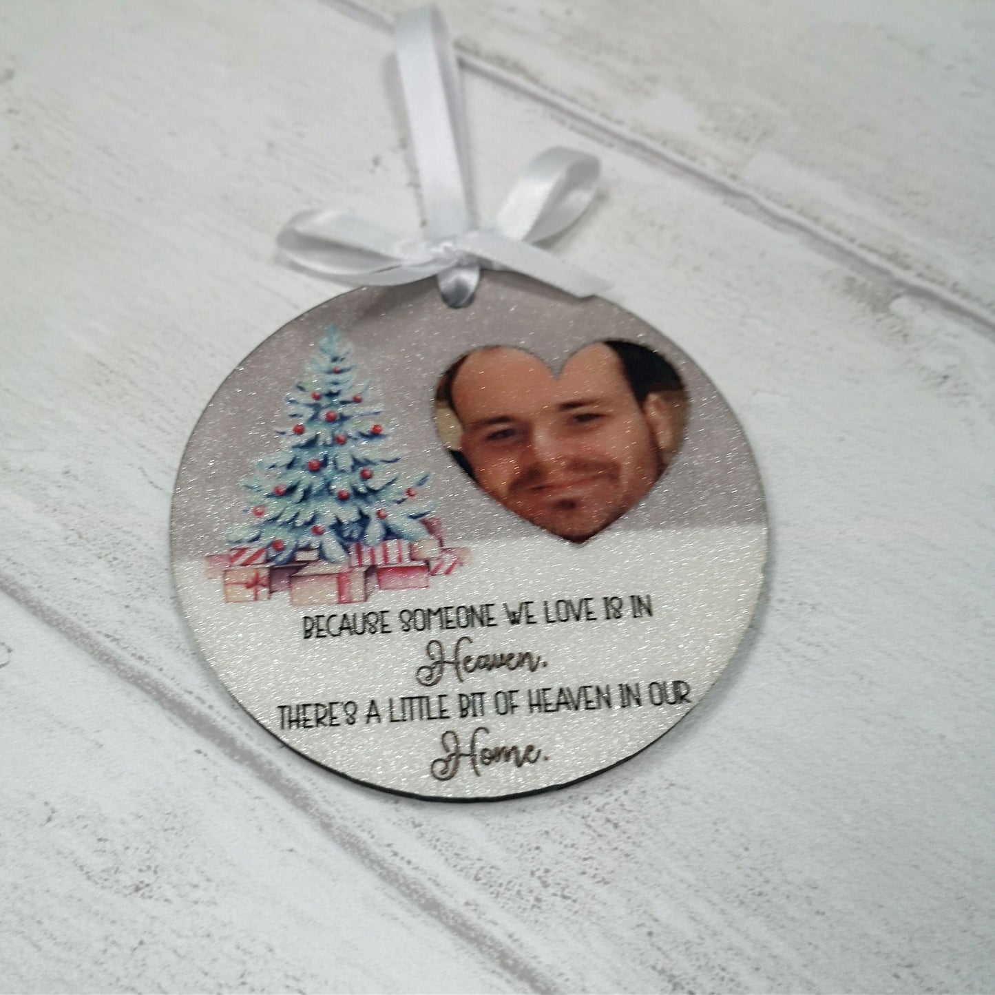Personalised Photo Christmas Bauble