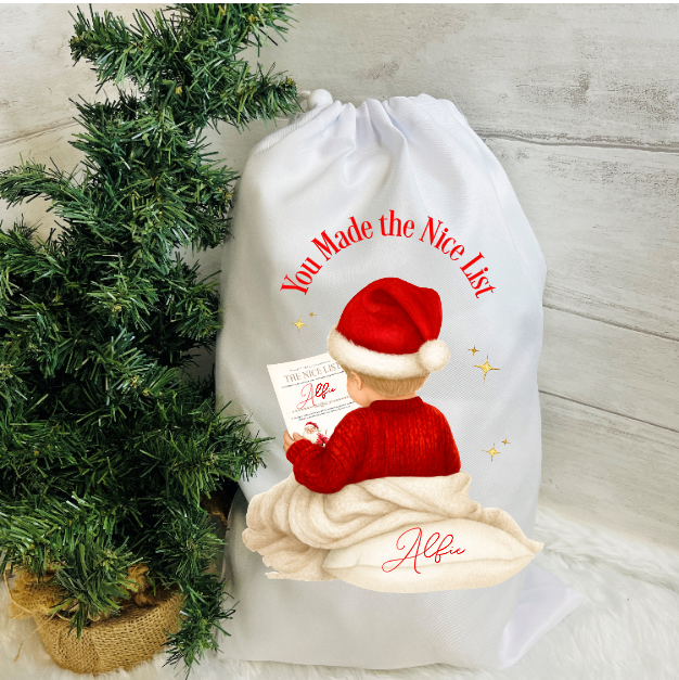 Nice List Santa Sacks