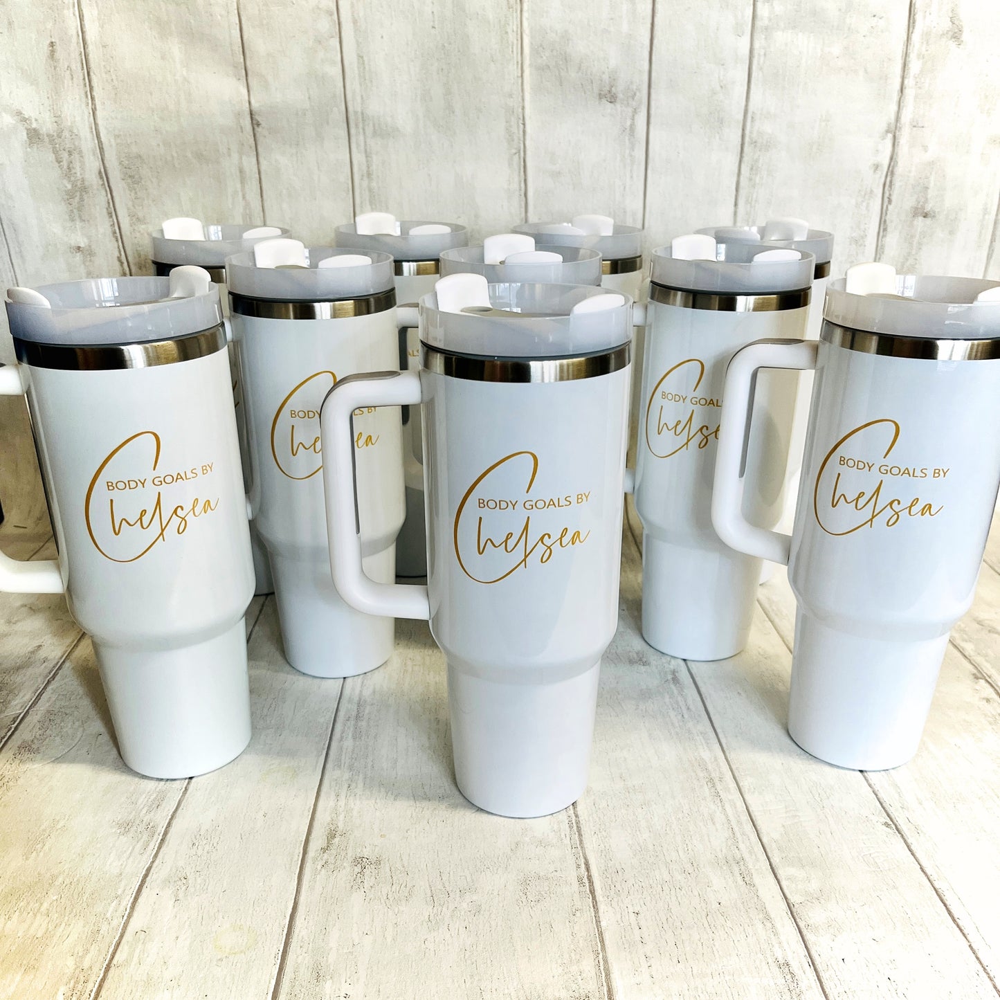 Personalised or Blank 40oz stanley dupes travel tumbler, travel Mug with handle, Custom Travel Cup, Gym bottle