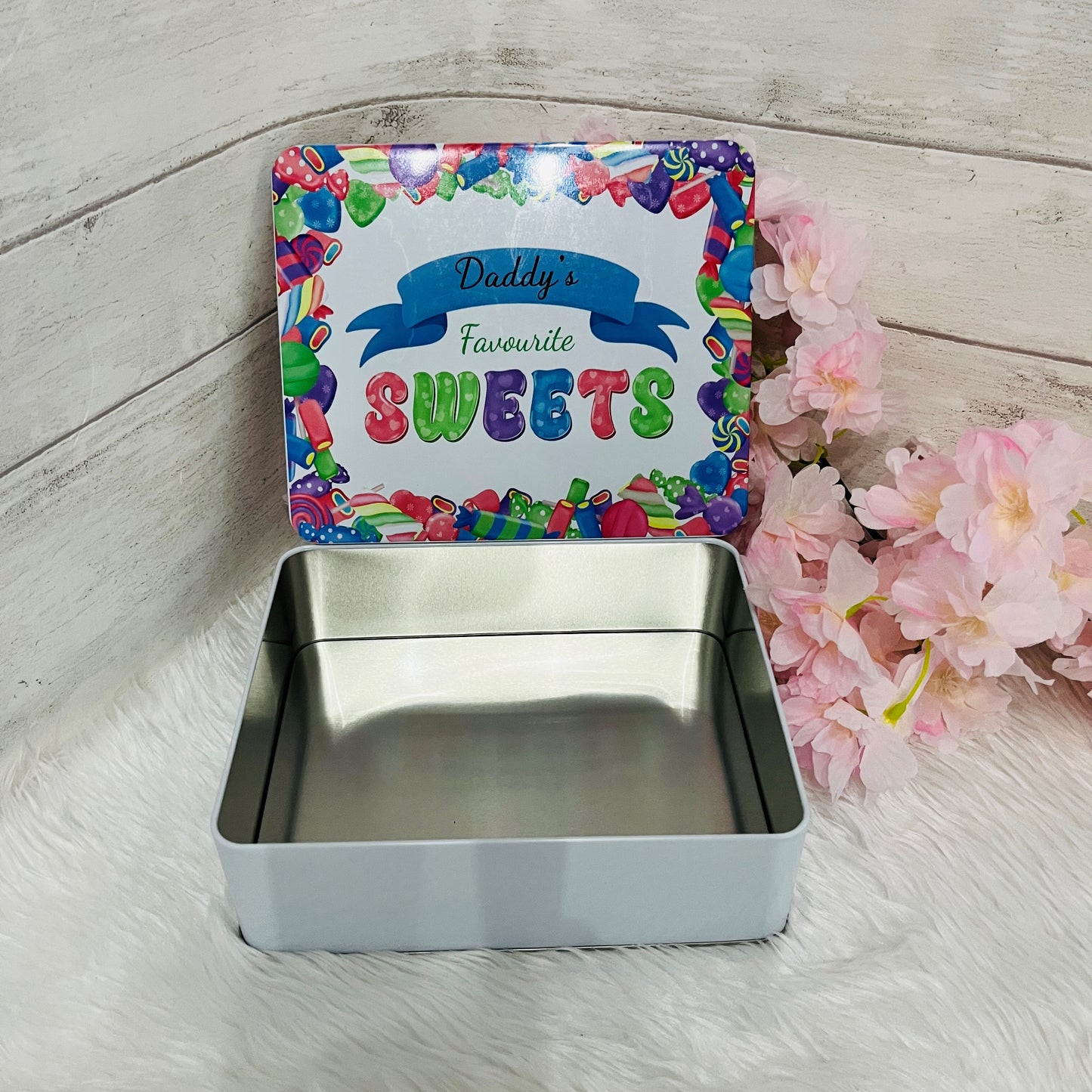 Personalised Sweet Tin gift for Dad