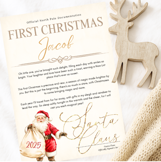 My First Christmas Letter from Santa