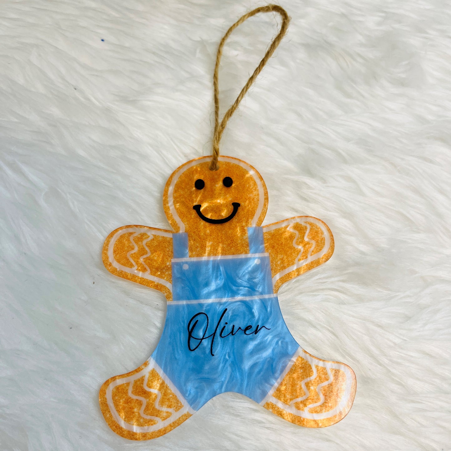 Personalised Gingerbread Hanging Tree Decoration