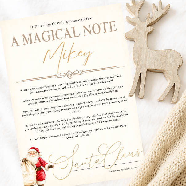 Personalised Children's letter from Santa