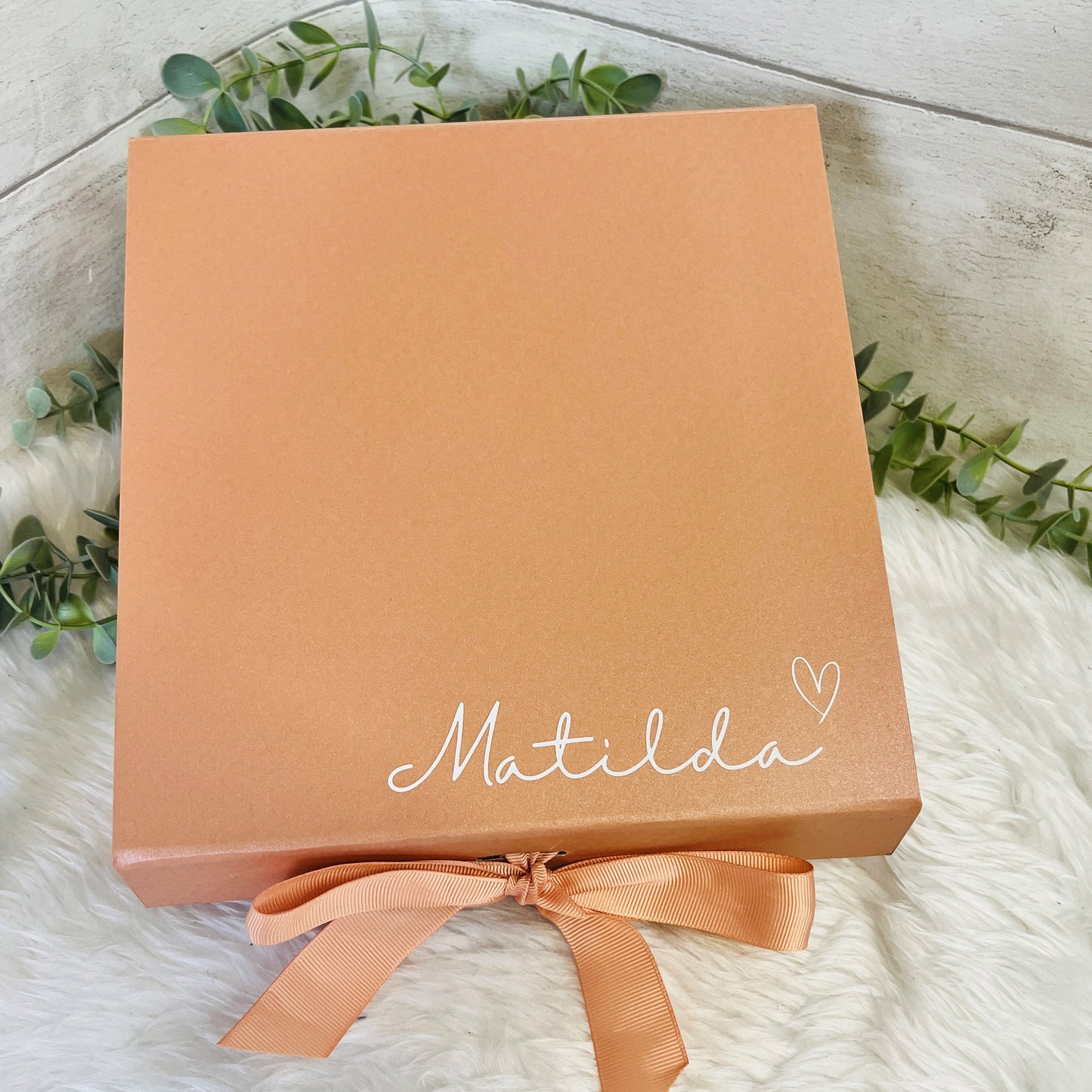 Personalised Magnetic Gift Boxes with Ribbon Fastener, Bridesmaid Proposal Gift Box