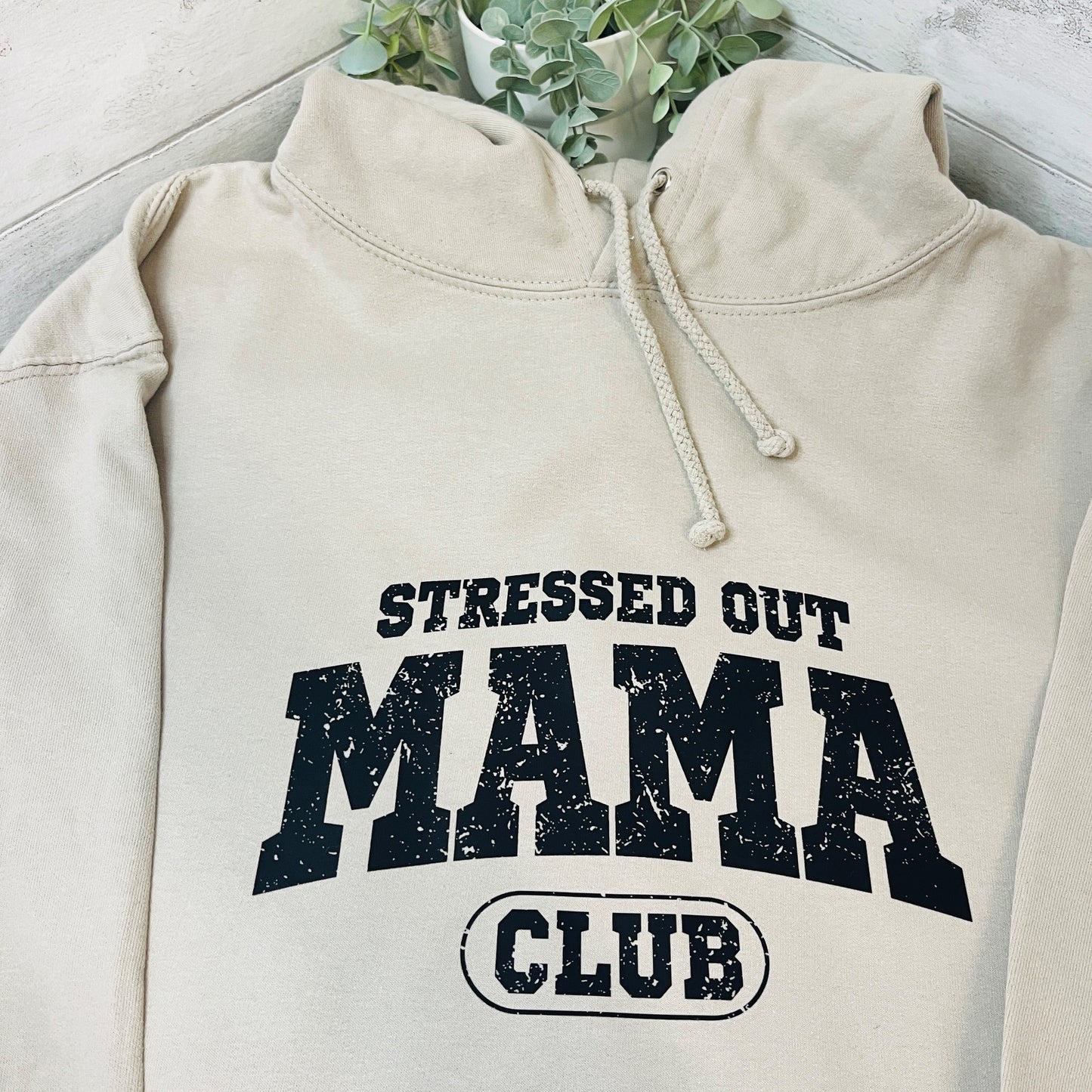 Stressed out Mum Slogan Hoodie, Hot Mess Mama