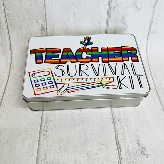 End Of Term Teacher Survival Tin, End of Term Gift, Class of 2024 , Thank you Unique Teacher Gift