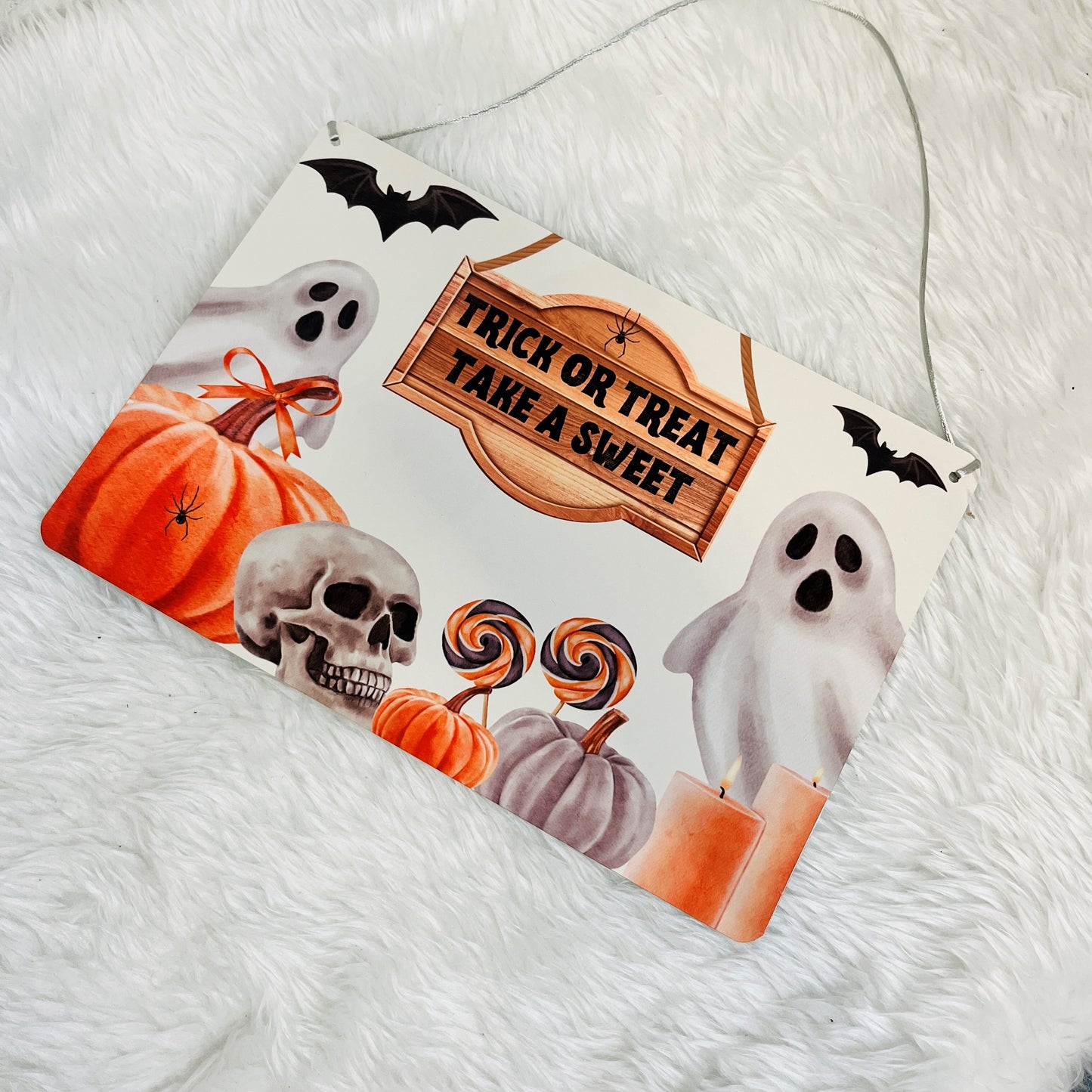 Halloween Hanging Trick or Treat Sign