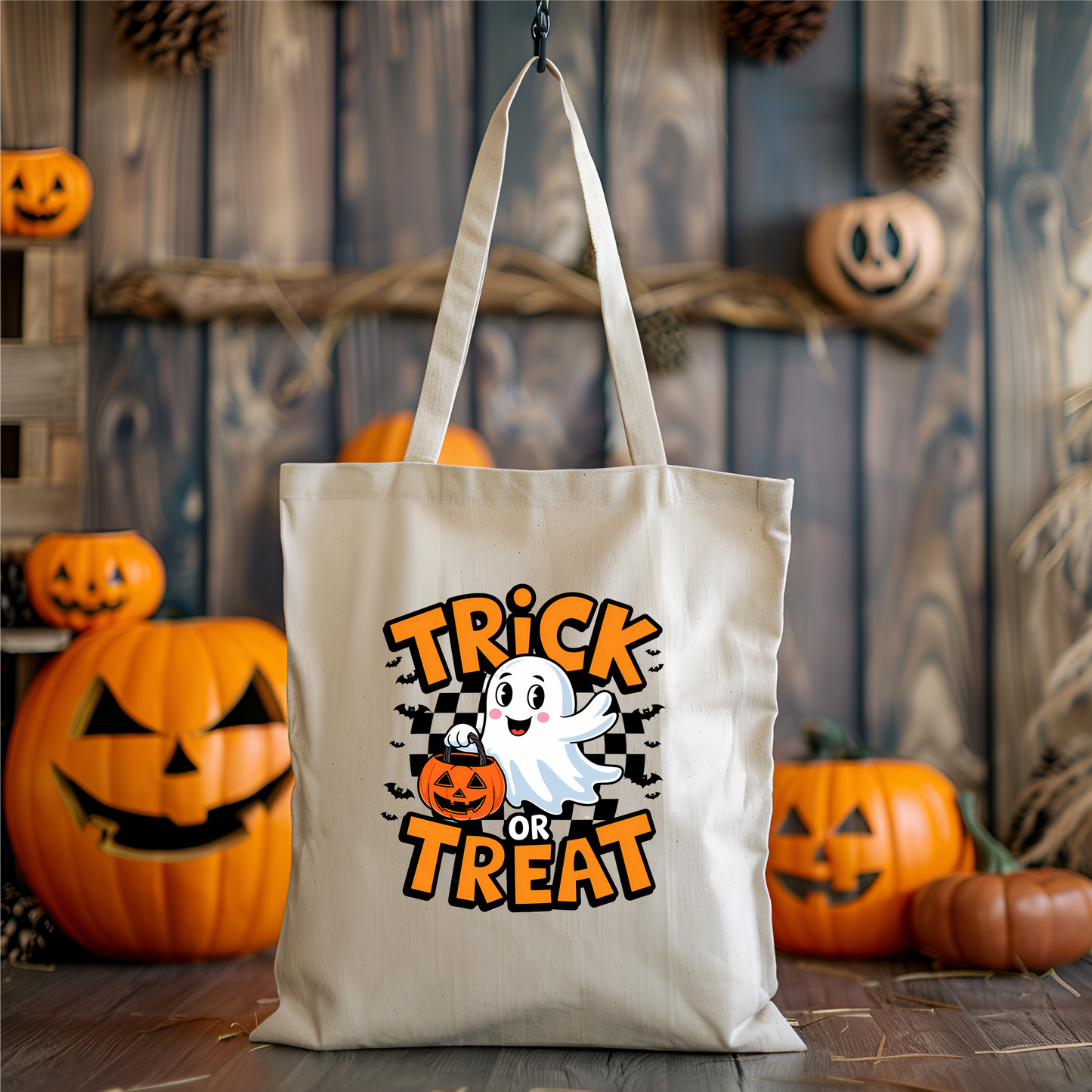 Halloween Tote Bags, Spooky Season Trick or Treat Bags