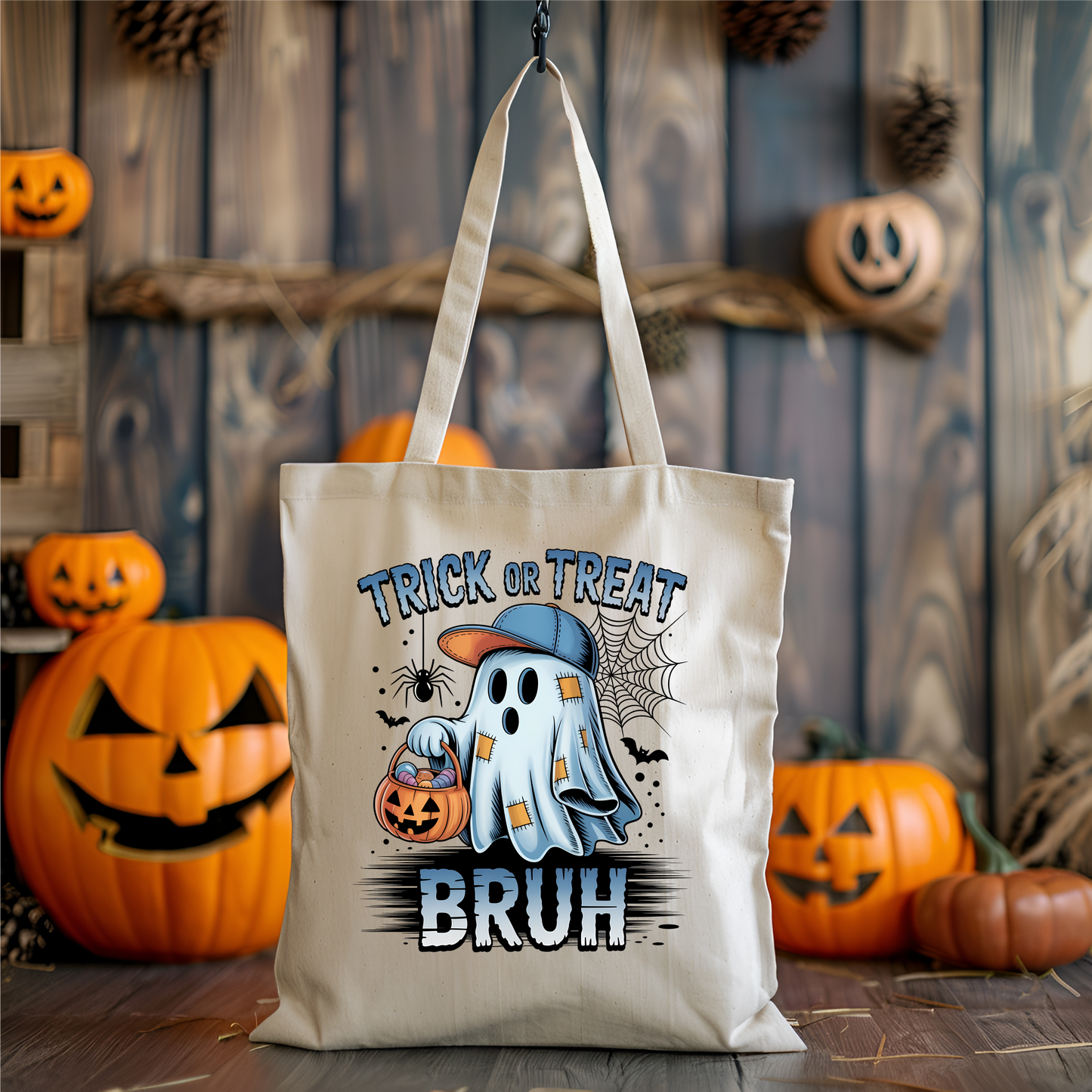 Halloween Tote Bags, Spooky Season Trick or Treat Bags