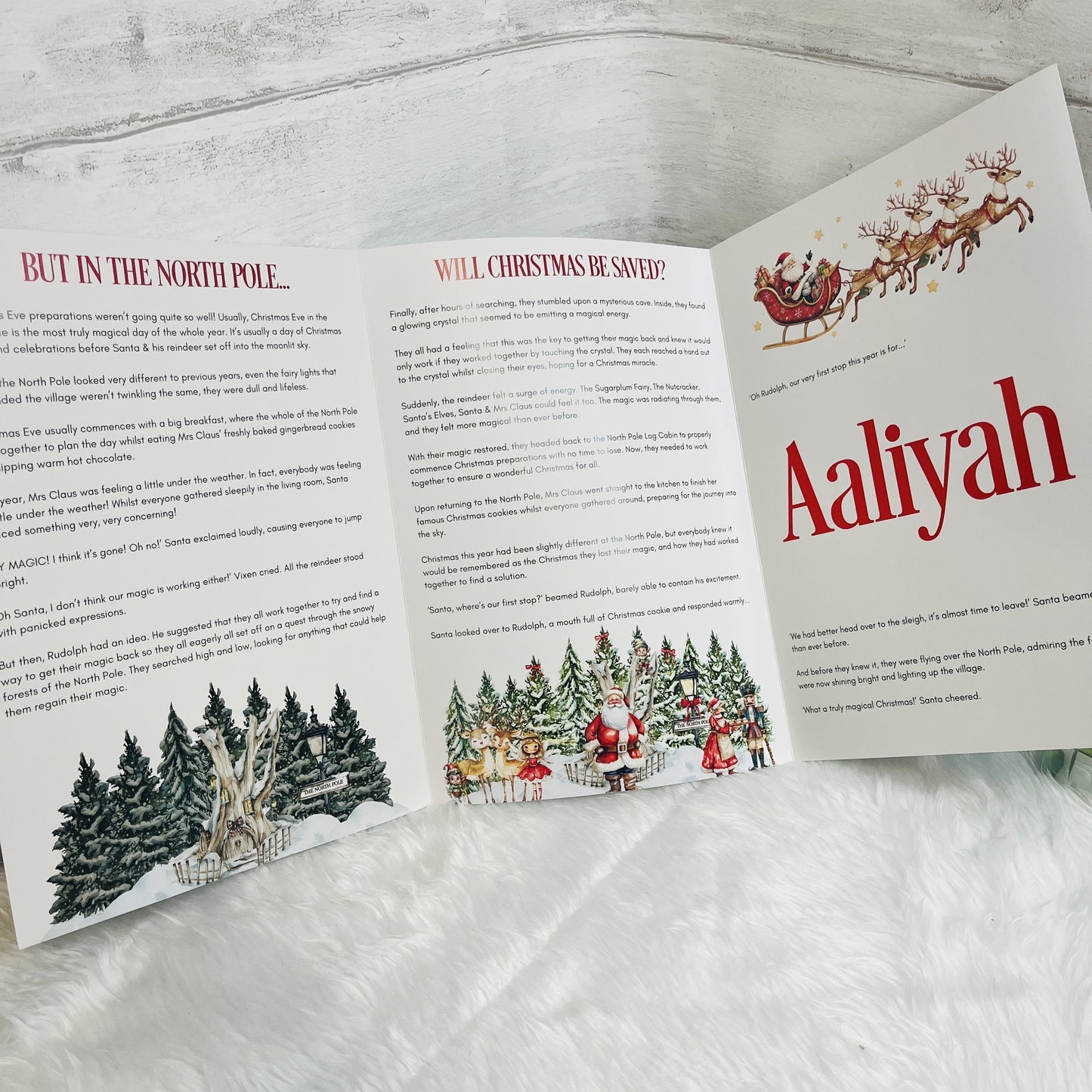 Personalised Christmas Eve Story Book, Christmas Eve Box