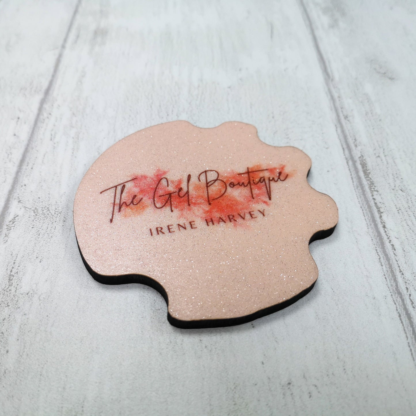 Nail art prop for beauty business signage