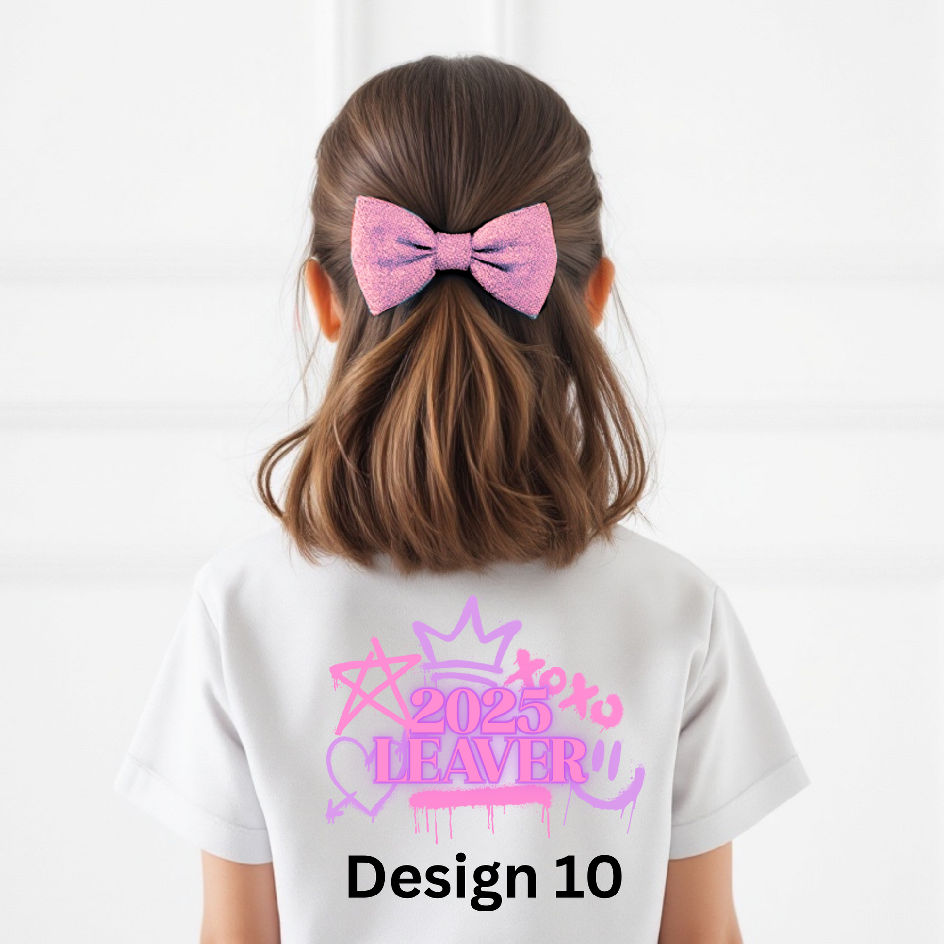 Graffitti Leavers Decal in Pink