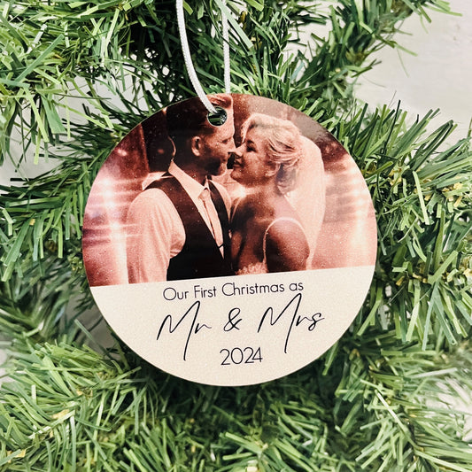 Our First Christmas Tree Bauble