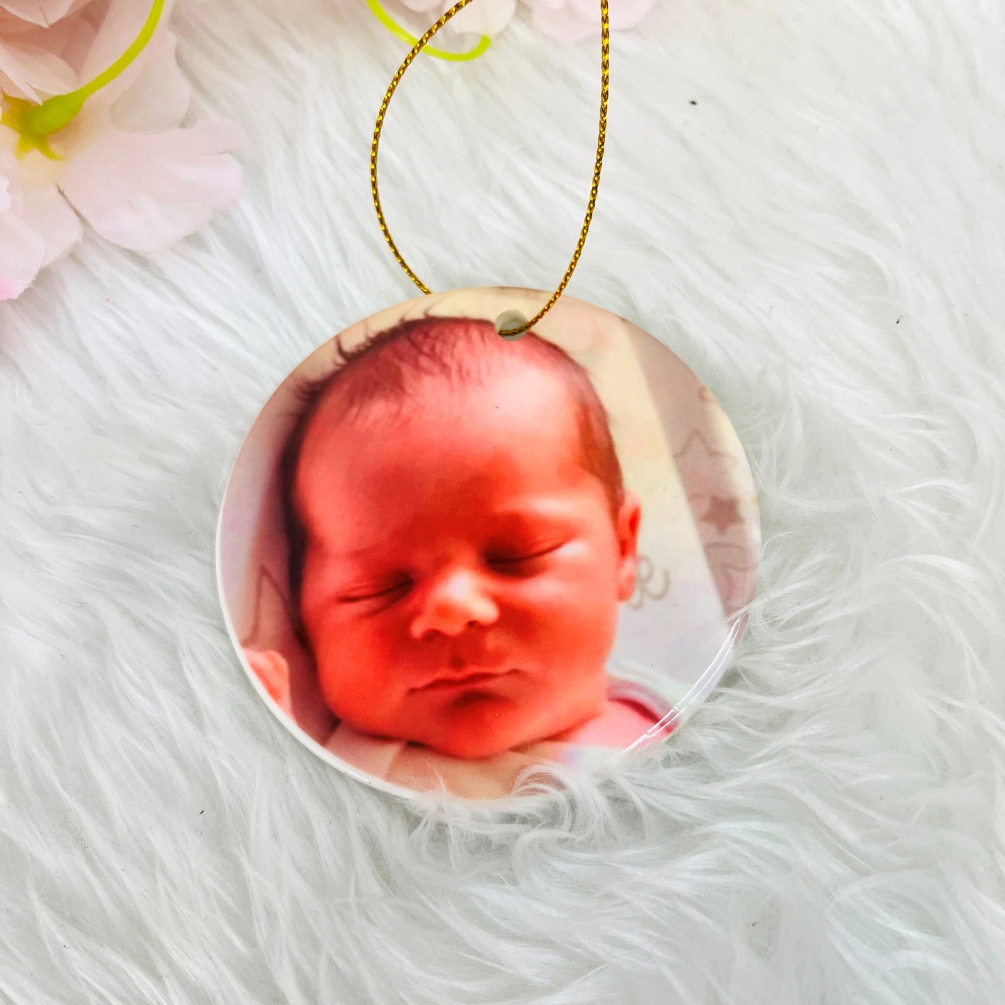 My First Christmas Photo Bauble