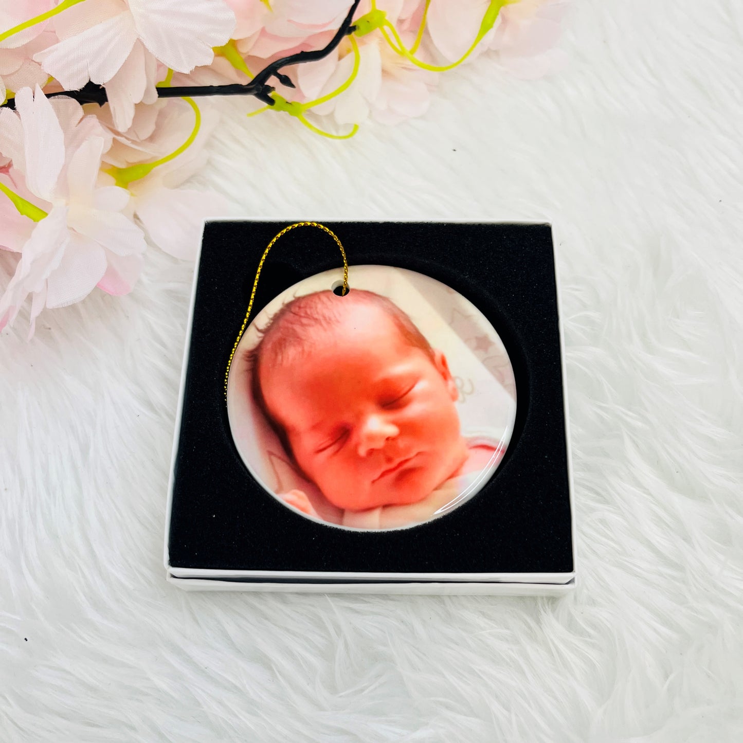 My First Christmas Photo Bauble