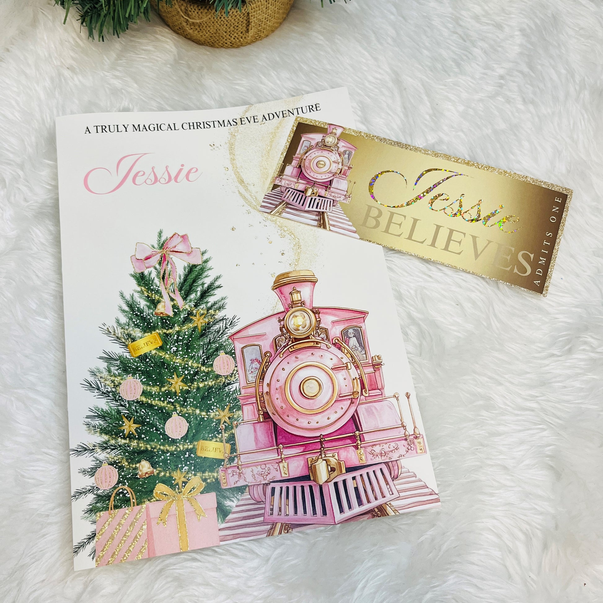 Polar Express Themed Christmas Eve Story Book