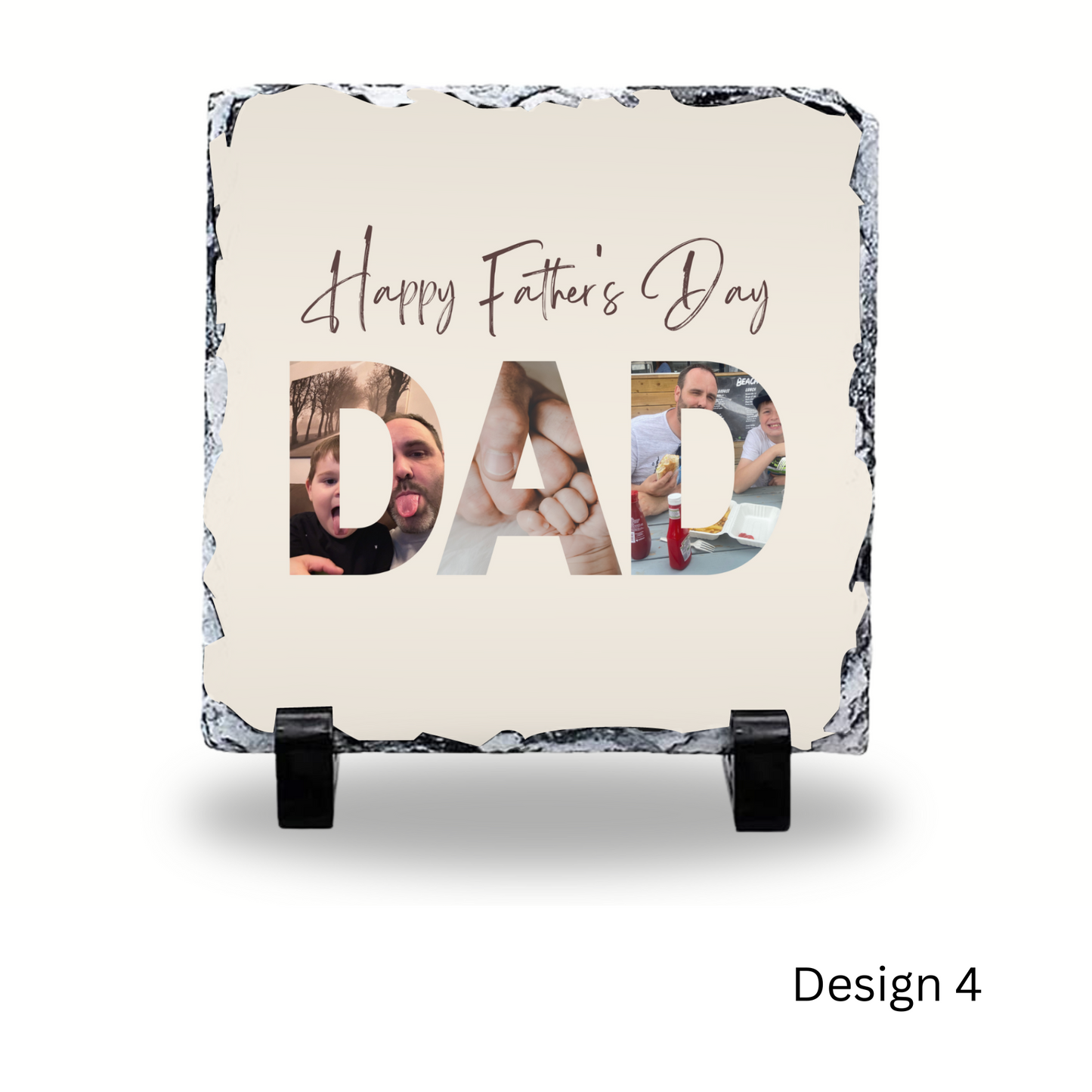 Photo Rock Slate, Personalised Fathers Day Gift