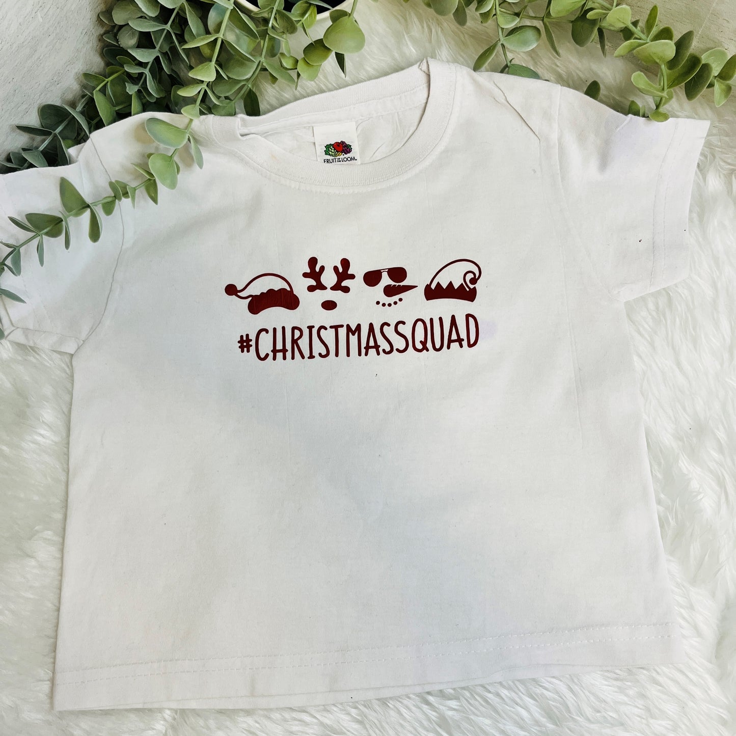 Kids Christmas T-shirt, Christmas Squad, Family Christmas Top, Christmas Eve Gift