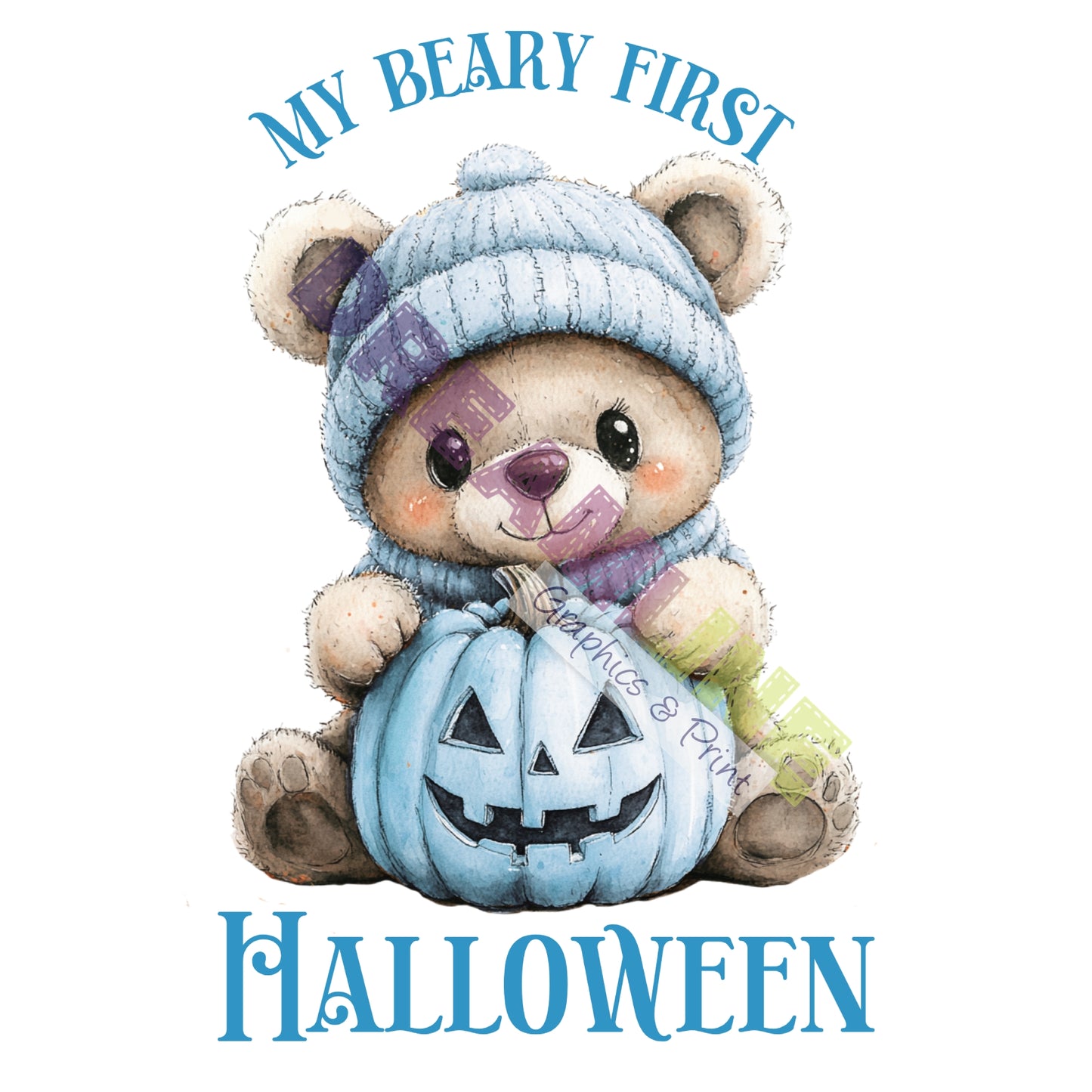 Image of a blue version for My Beary first Halloween