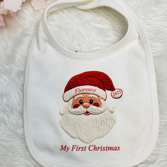 My First Christmas Bib