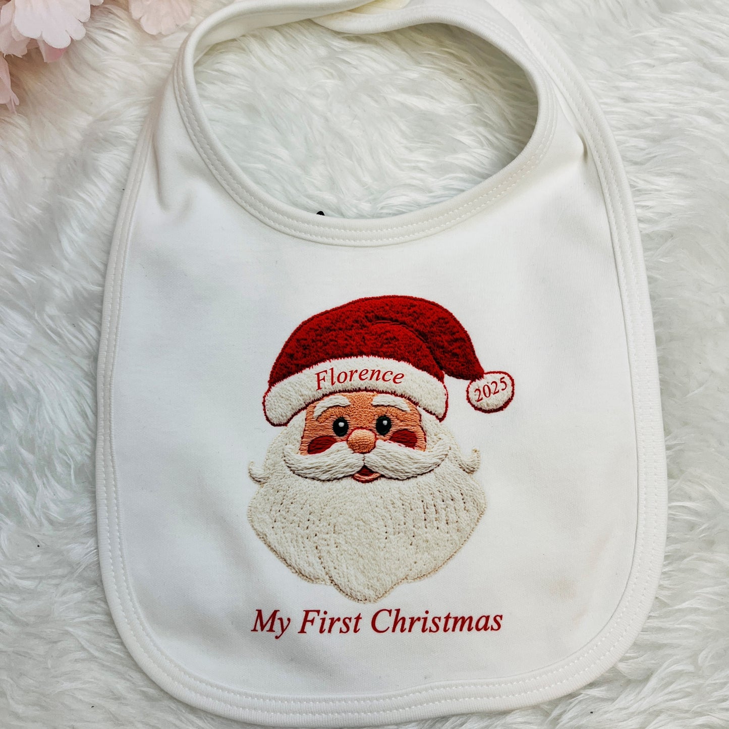 My First Christmas Bib