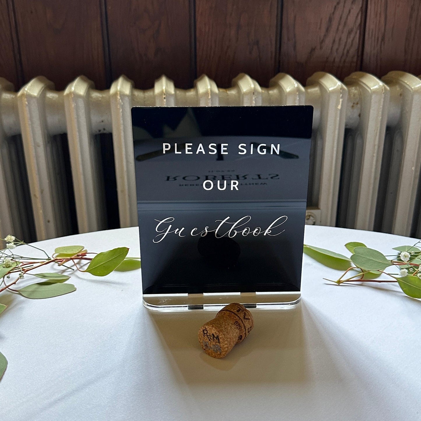 Wedding Venue Table Decor, Signs for Wedding Venue