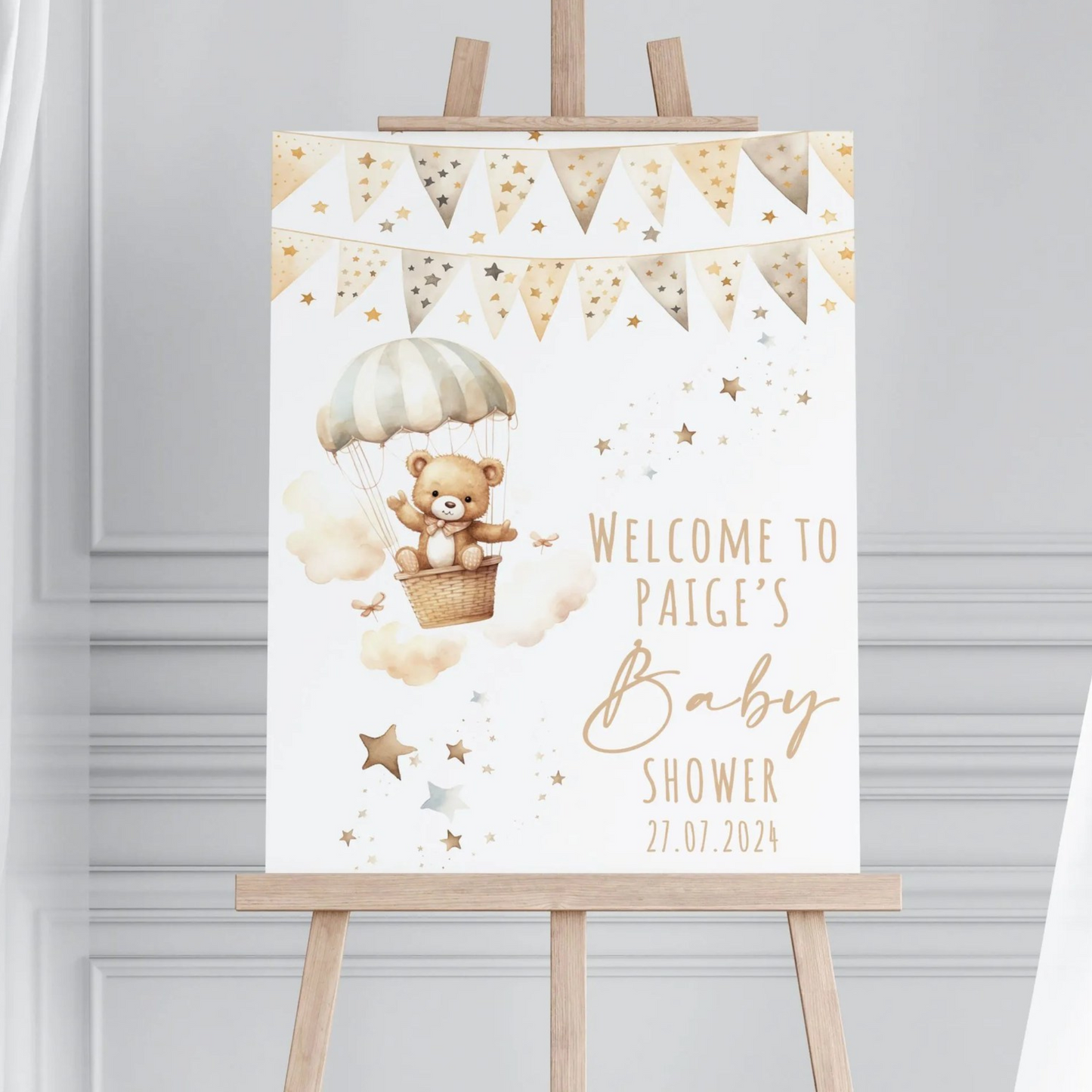 Personalised A2, A3, A4 Venue Signs for Weddings, Birthdays or Baby Showers