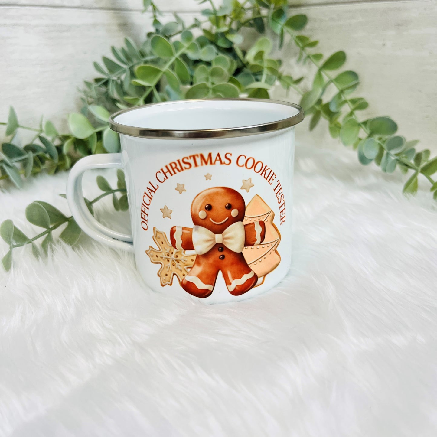 Kids Official Cookie Cup, Christmas Eve Box filler, Kids Stocking Filler, Gingerbread Kids Mug