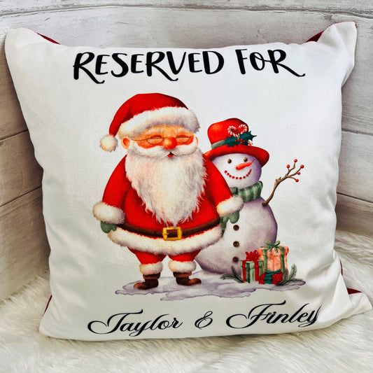 Personalised Christmas Cushion for Kids