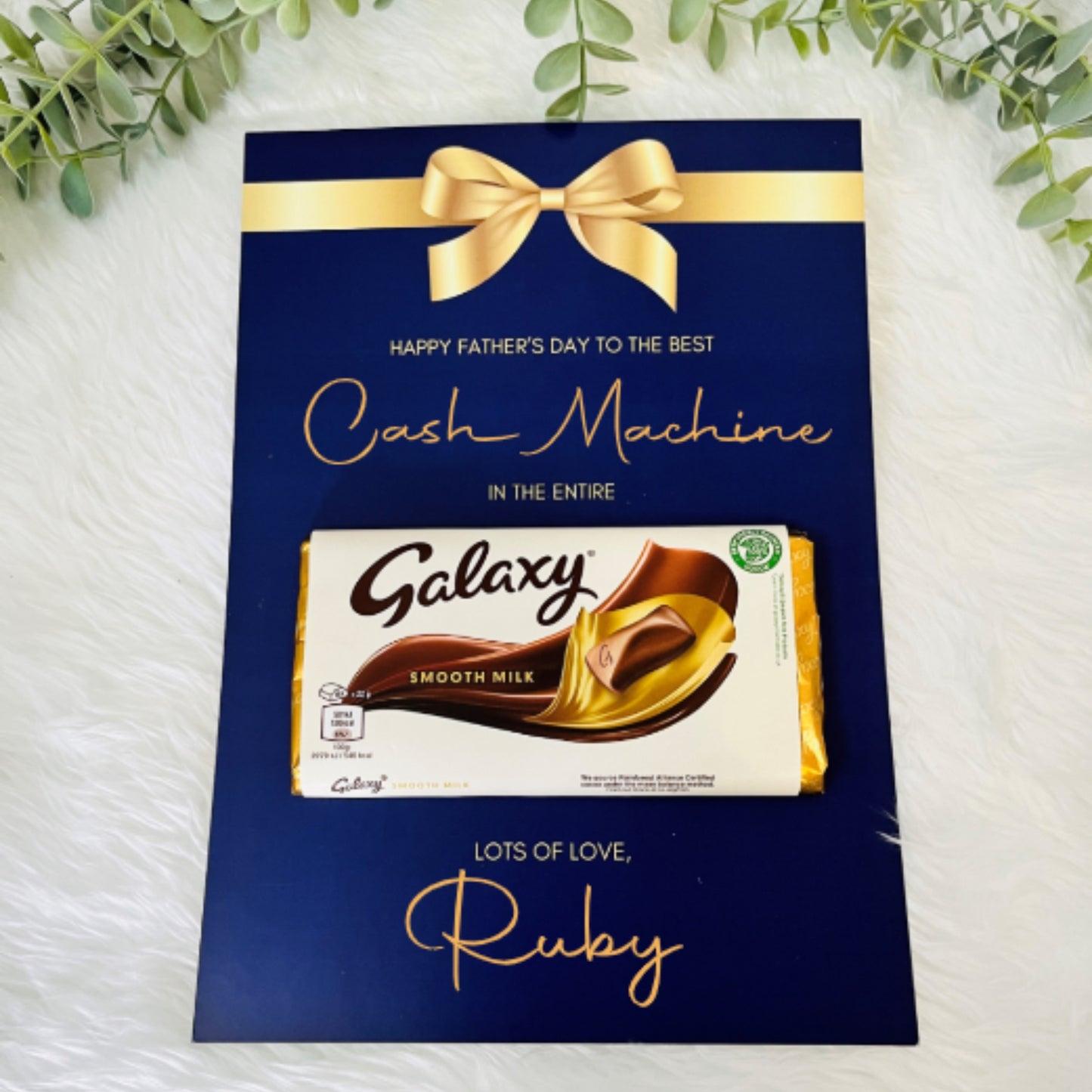 Printed Fathers Day Chocolate Board