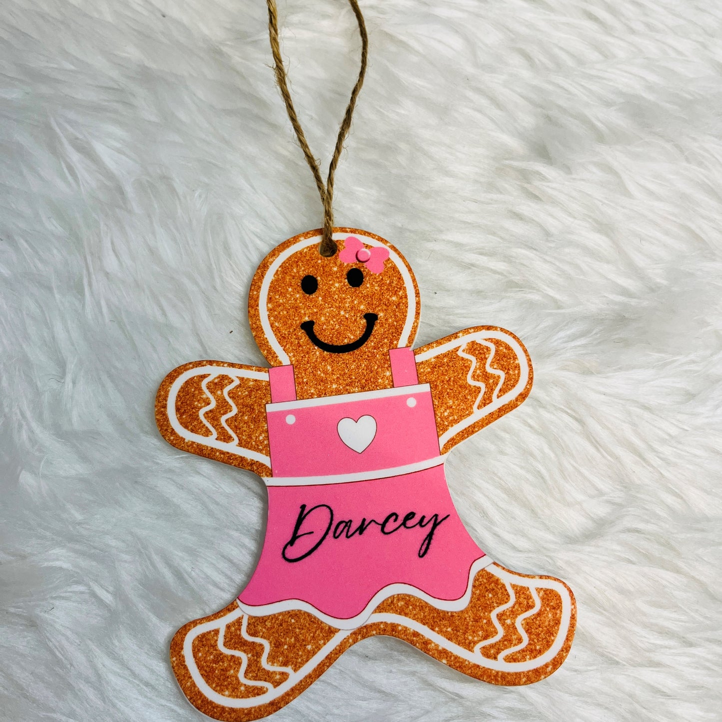Personalised Gingerbread Hanging Tree Decoration