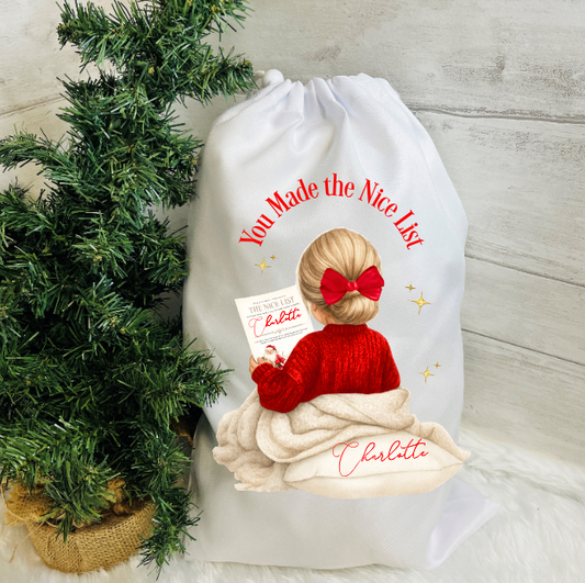 Nice List Santa Sacks