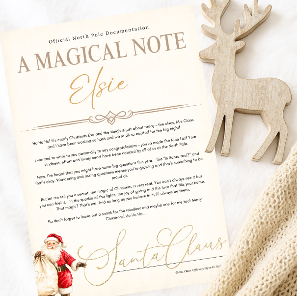 Personalised Children's letter from Santa
