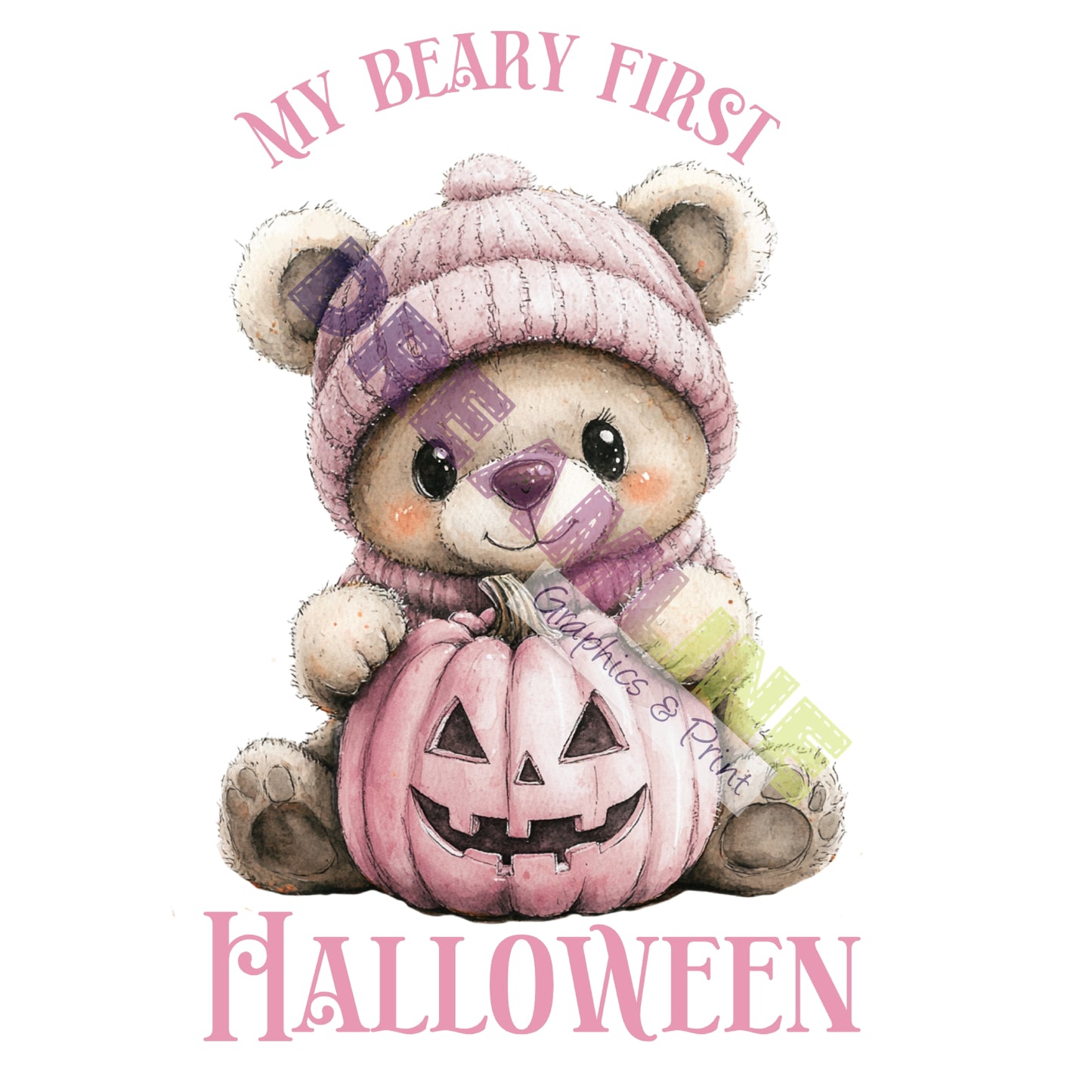 Image of pink My Beary First Halloween