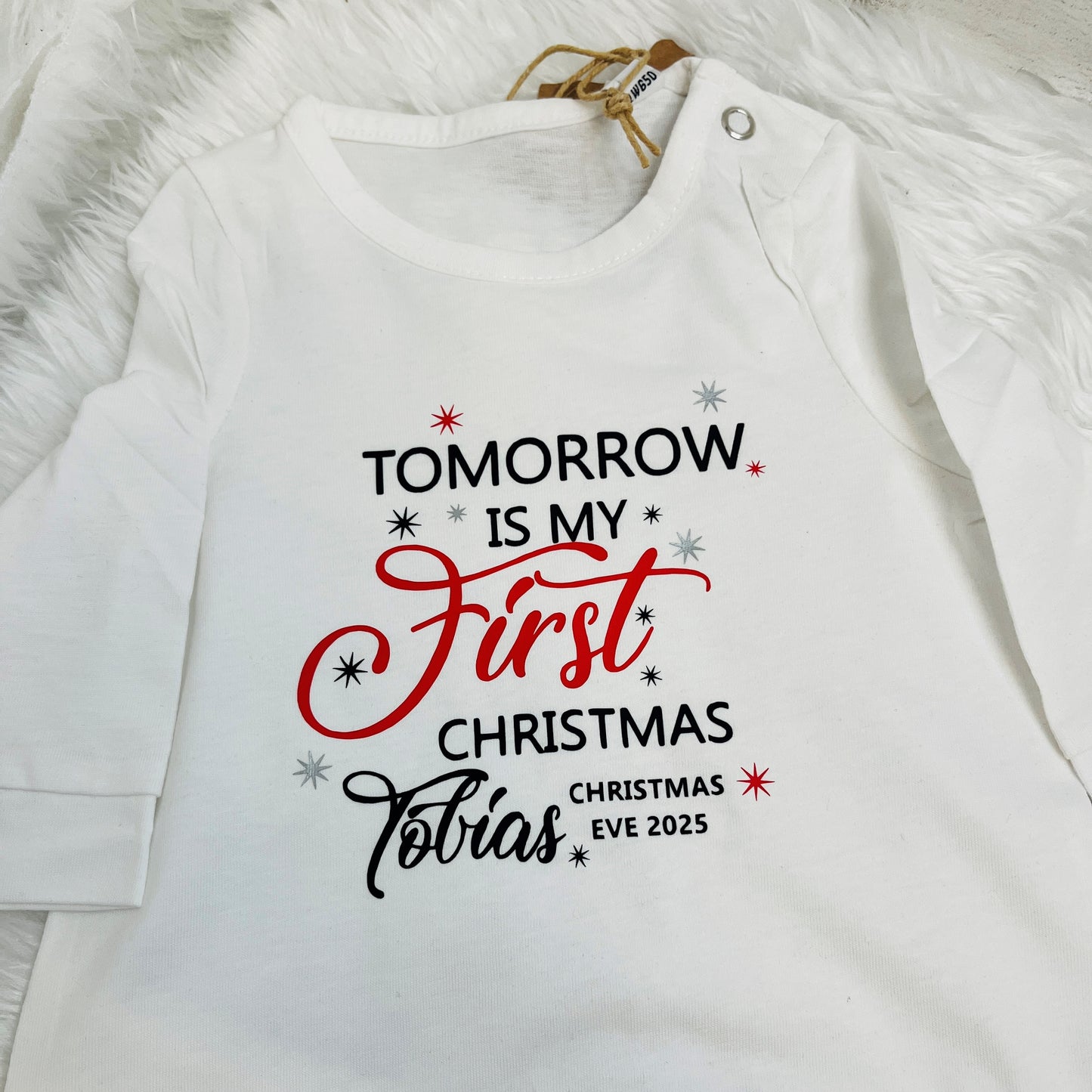 Newborn Sleepsuit for first christmas 2025