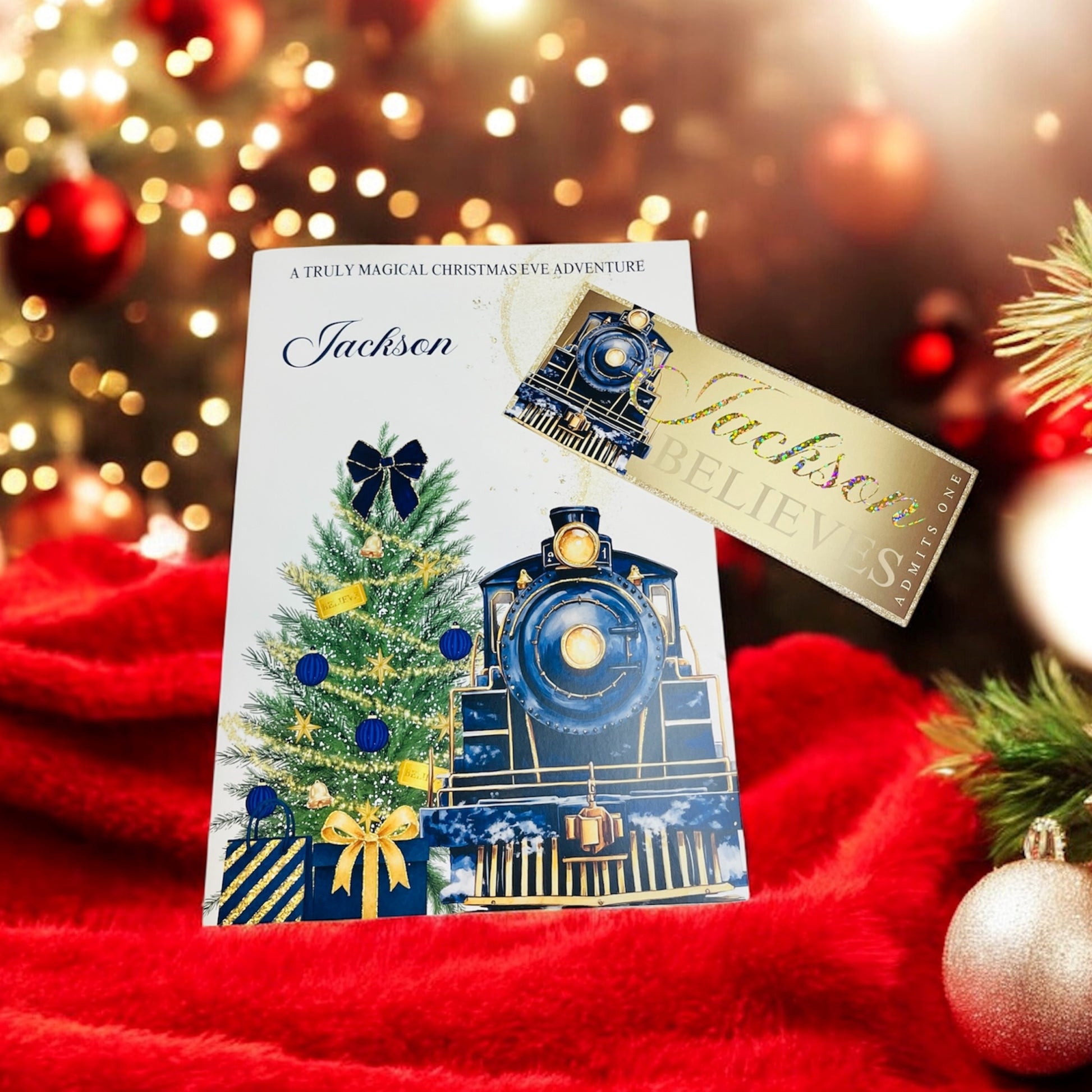 Polar Express Themed Christmas Eve Story Book
