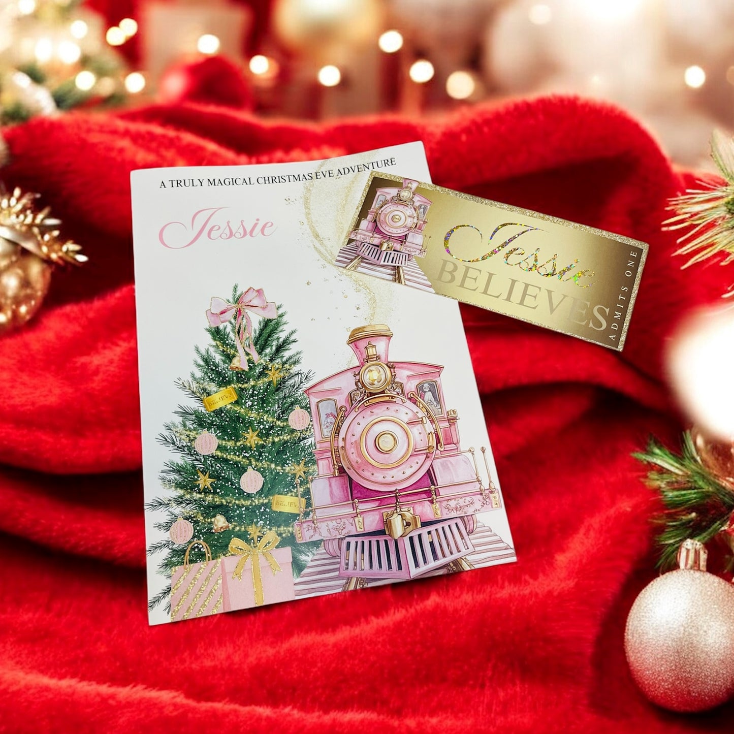 Polar Express Themed Christmas Eve Story Book