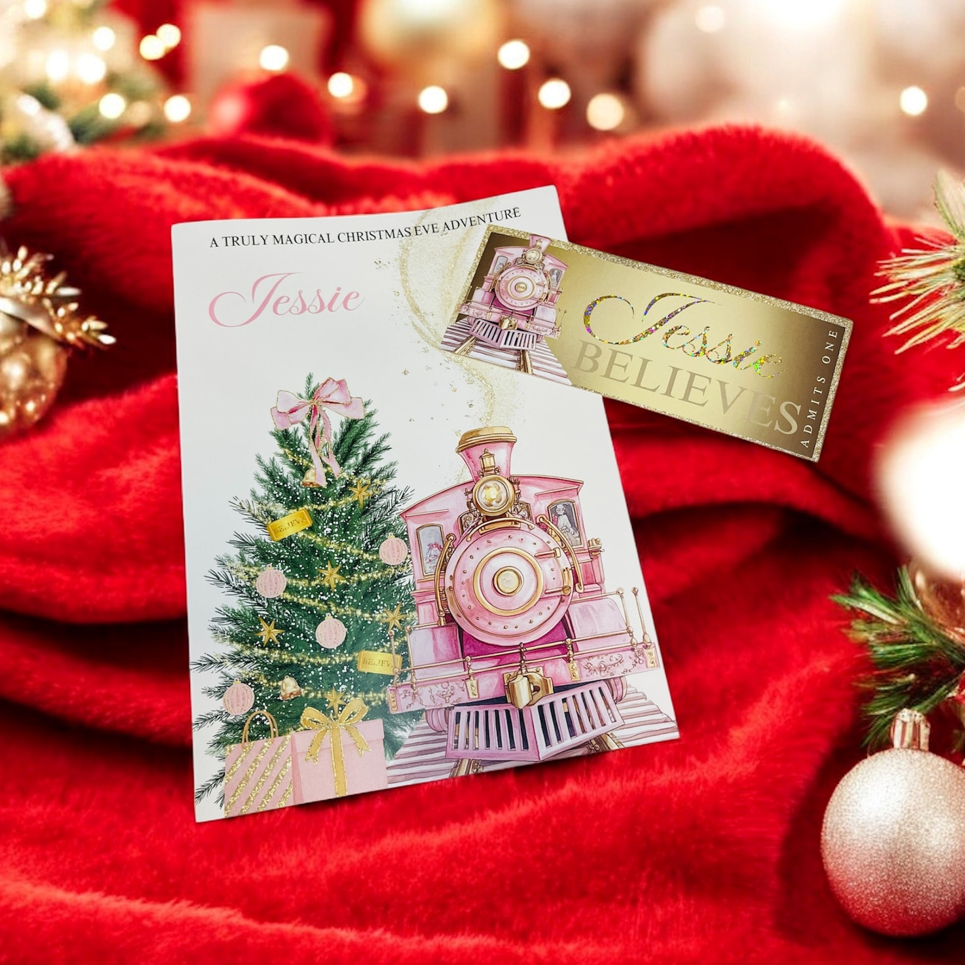 Polar Express Themed Christmas Eve Story Book