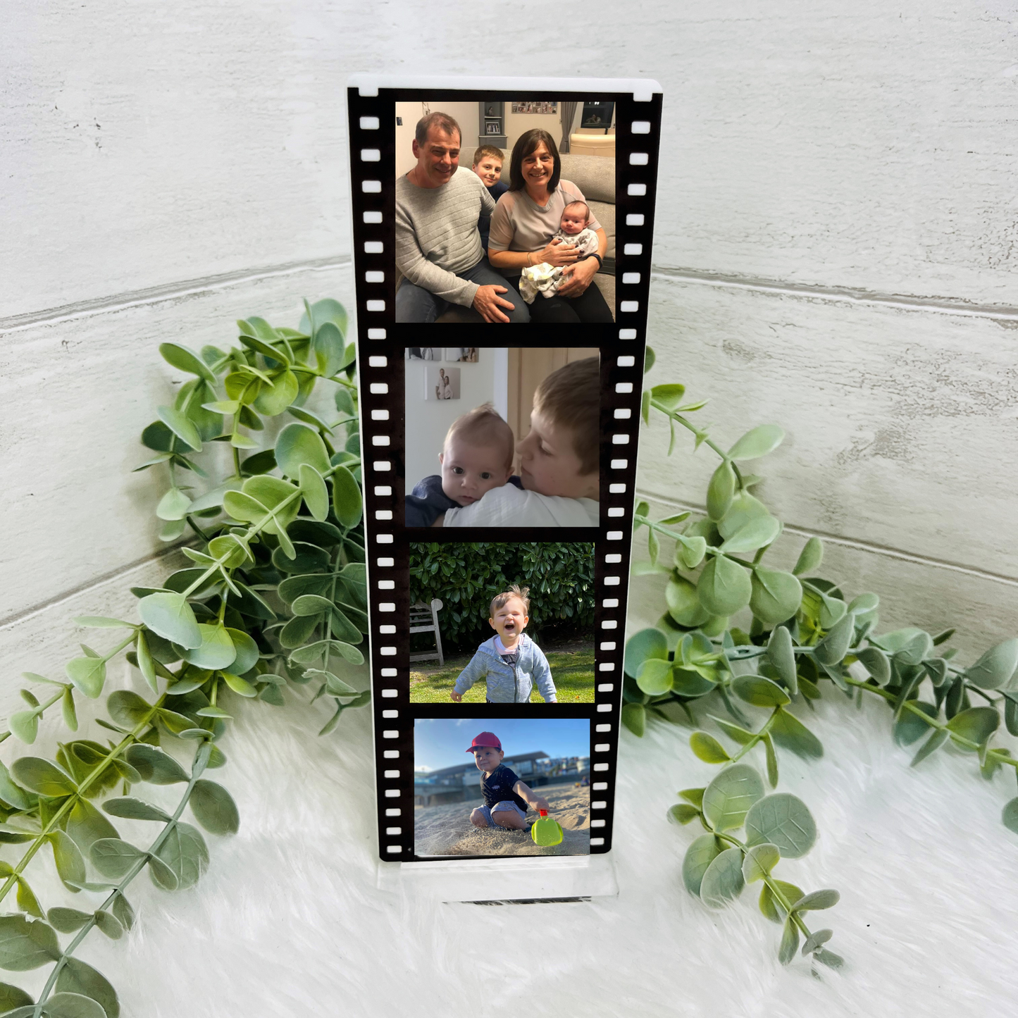 Fathers Day Acrylic Polaroid Stand, Gift from Children