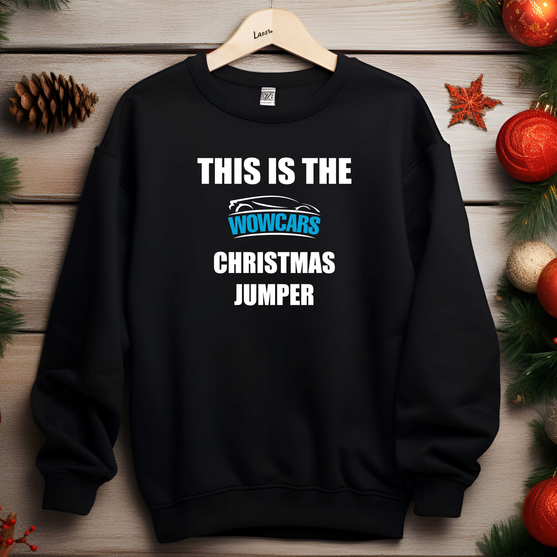 Corporate holiday jumper with custom logo design