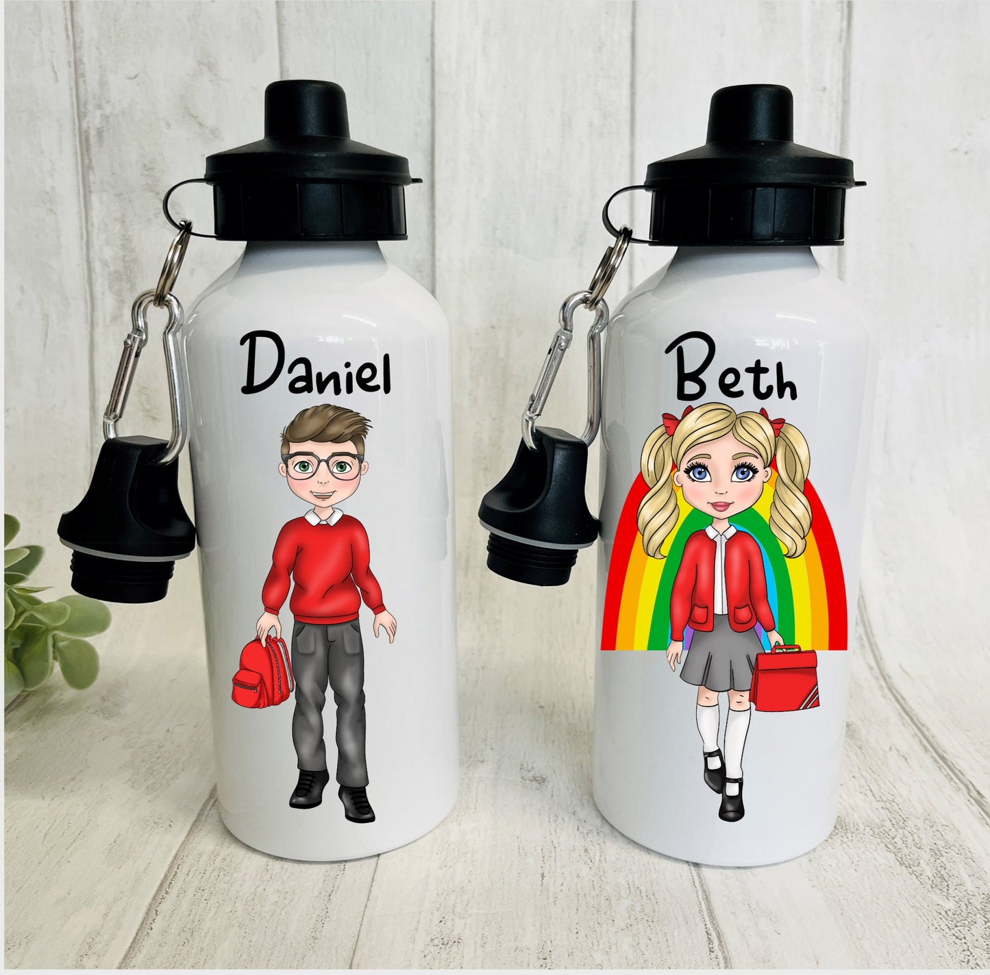 Personalised Kids Water Bottles, First day of school bottle, School Water Bottle, Nursery Water Bottle